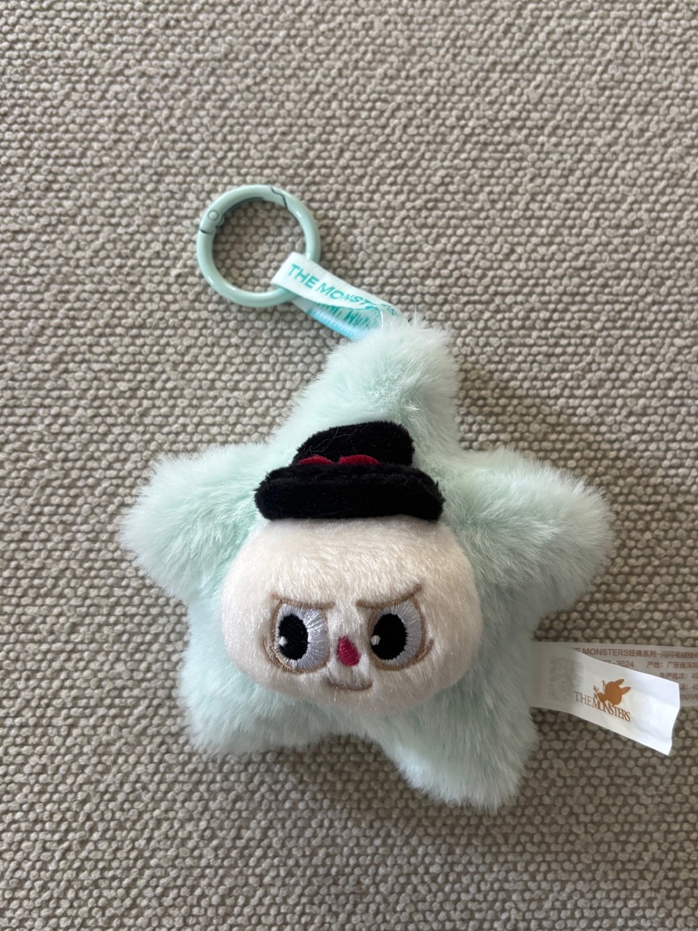 POP MART The Monsters Plush Keychain Star 2024 Soft Toy Collectible Bag Charm
